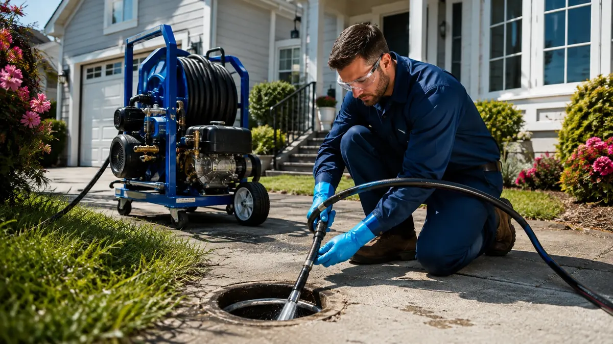 Residential Hydro Jet Drain Cleaning in Burbank